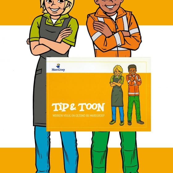 ontwerp en illustraties t.b.v.'Tip & Toon' i.o.v. Mare Groep