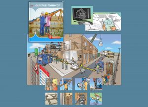 illustraties t.b.v. boek 'een huis bouwen' i.o.v. Documentatiecentrum.nl