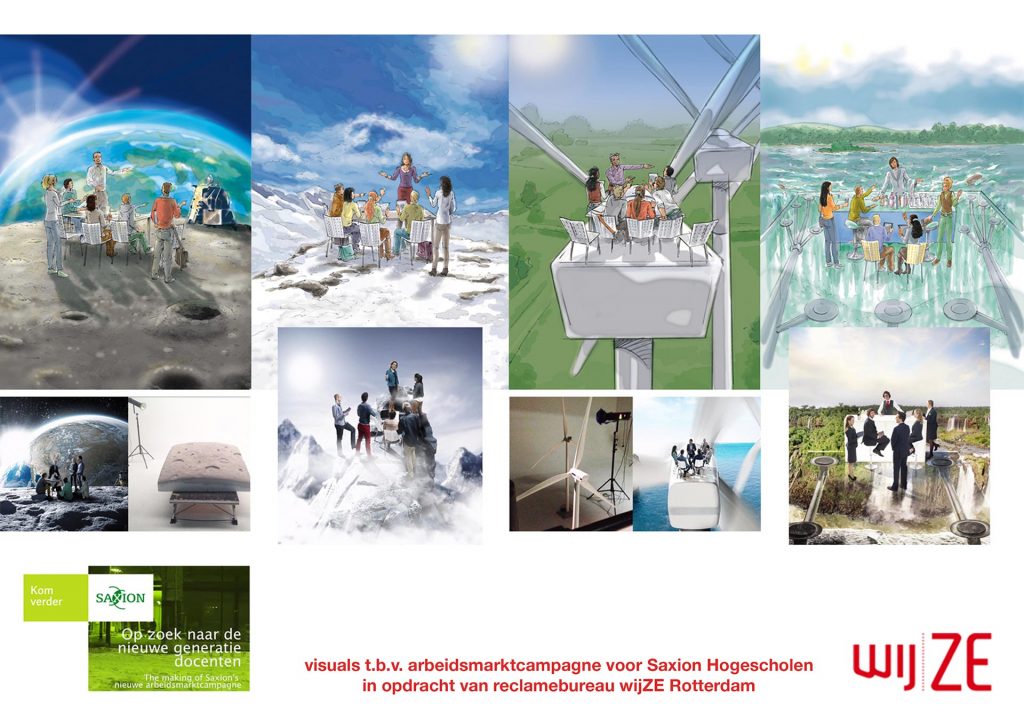 visuals t.b.v. 'campagne Saxion'2 i.o.v. wijze.nl